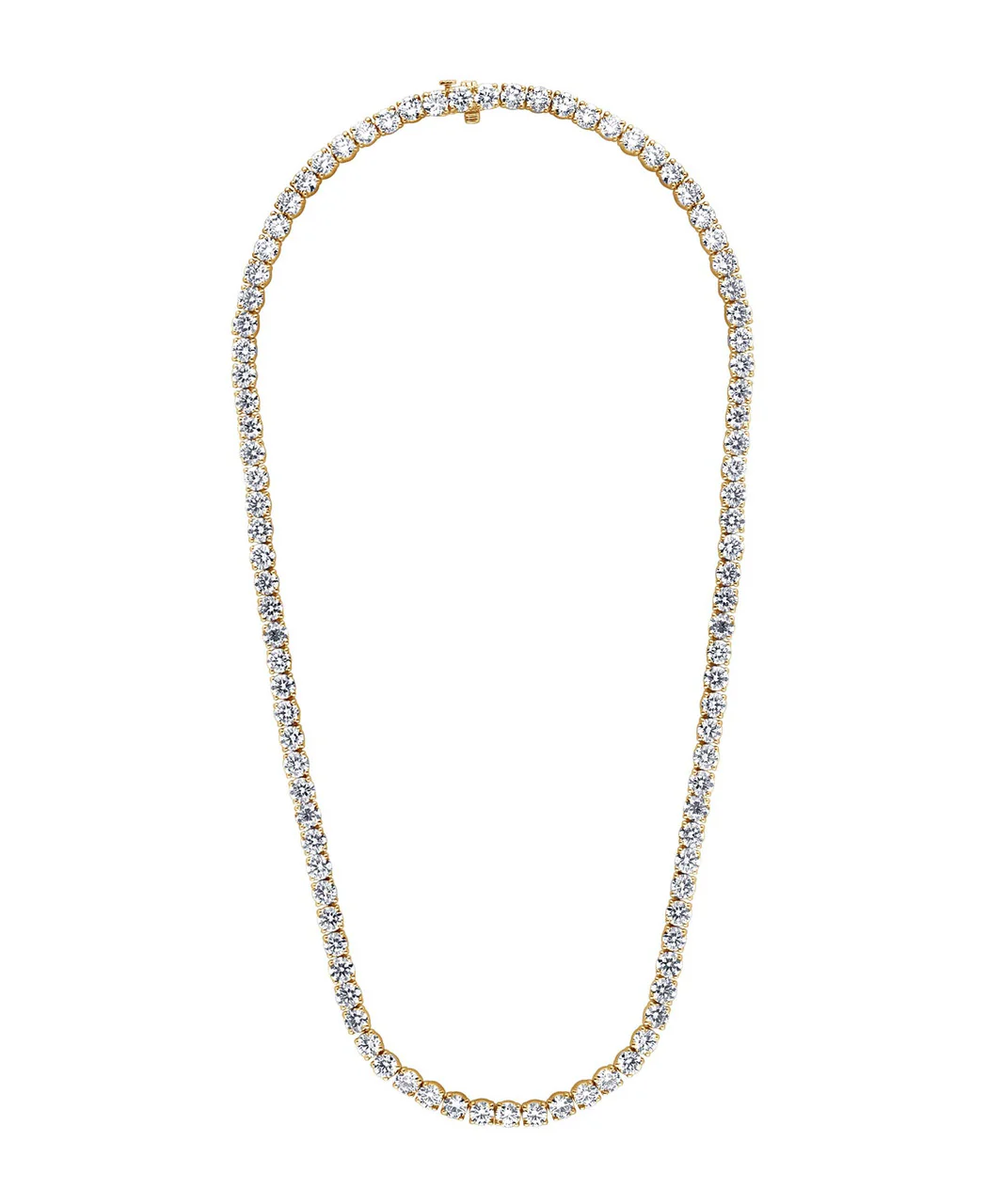 28 1/2CTTW Diamond Tennis Necklace - Image 4