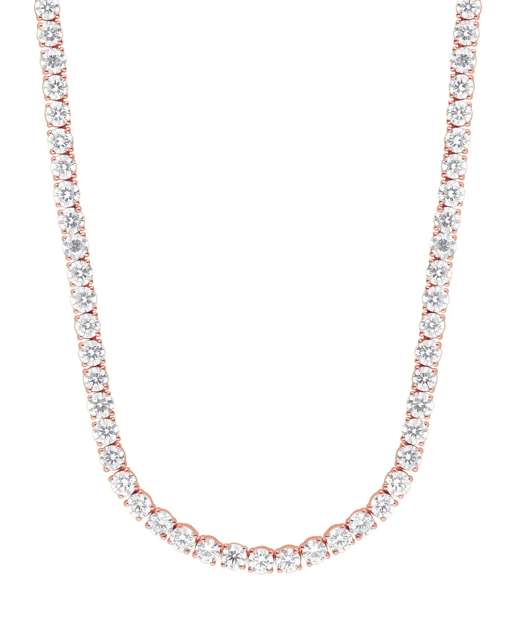 28 1/2CTTW Diamond Tennis Necklace - Image 6