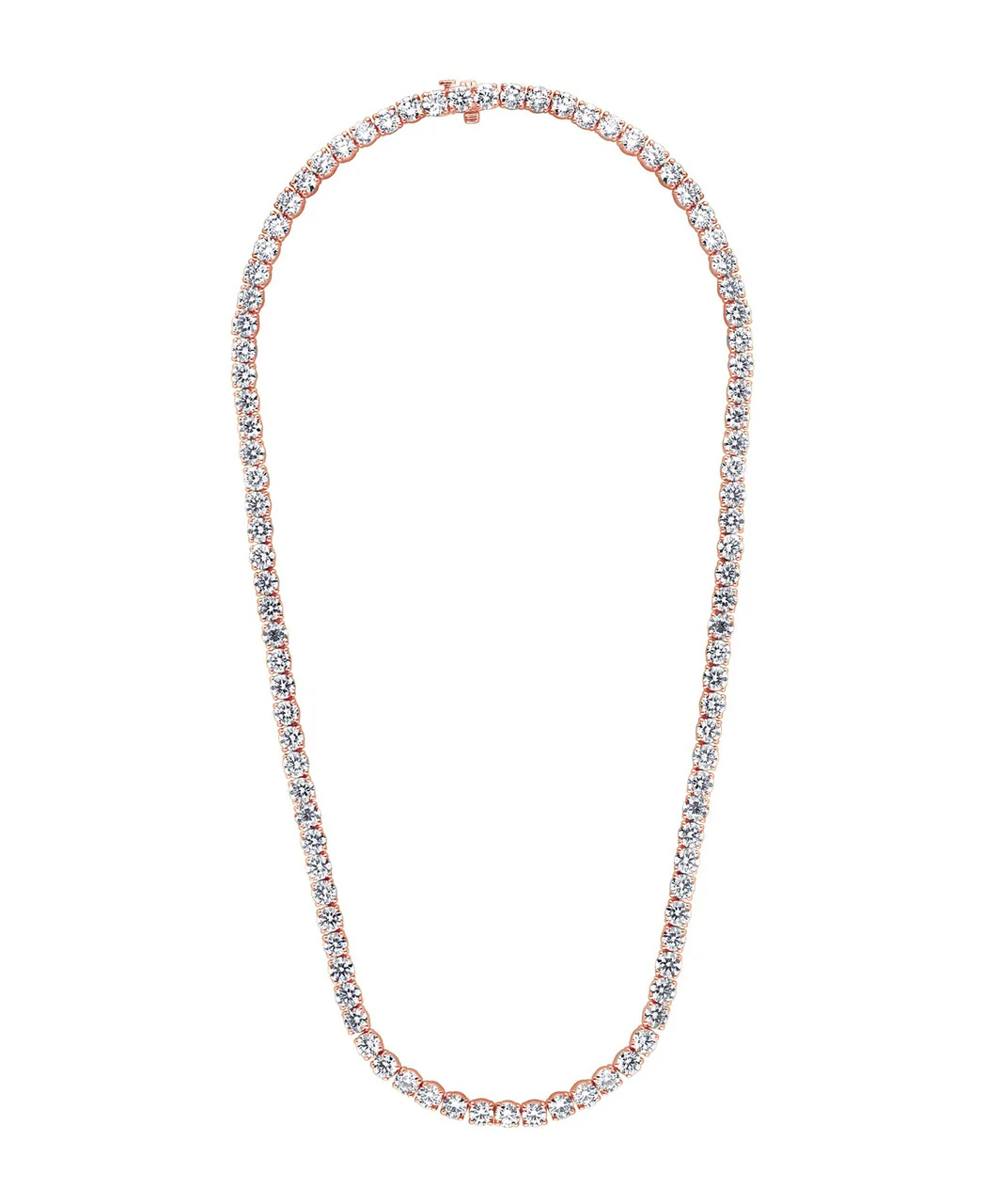 28 1/2CTTW Diamond Tennis Necklace - Image 7