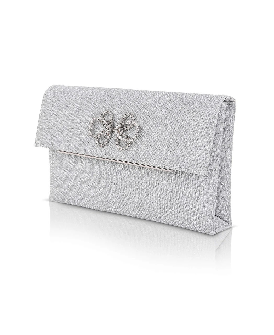 Alicia Sparkle Jacquard Envelope Clutch - Image 7