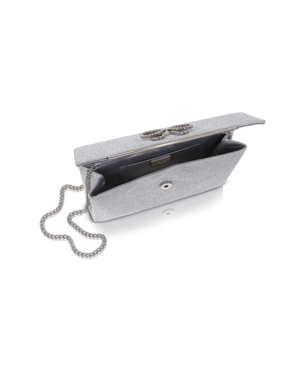 Alicia Sparkle Jacquard Envelope Clutch - Image 9