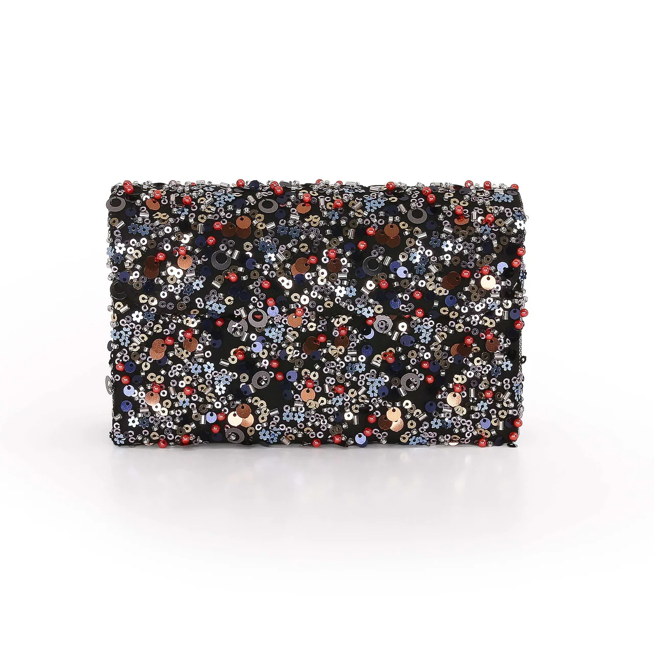 Aurora Beaded Mini Trapezoid Clutch - Image 6