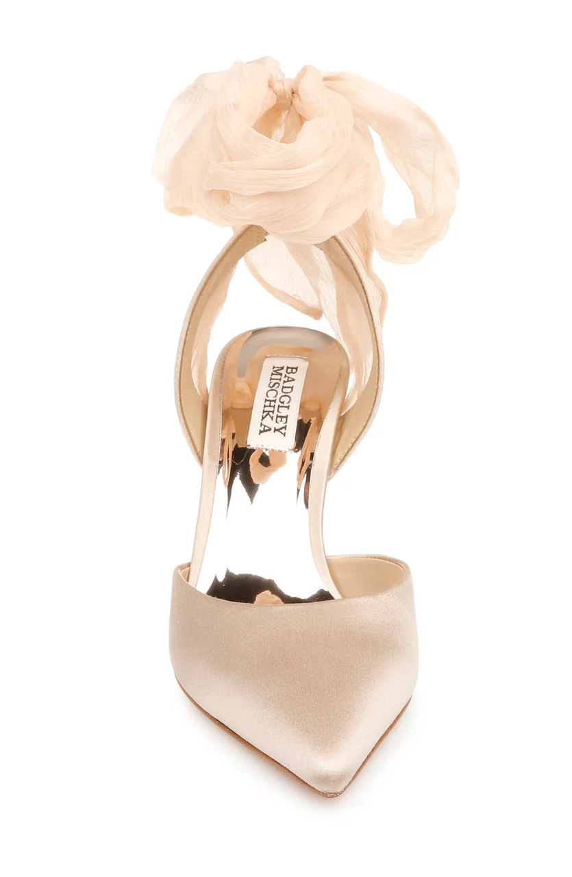 Blaze Satin Bow Stilettos - Image 19