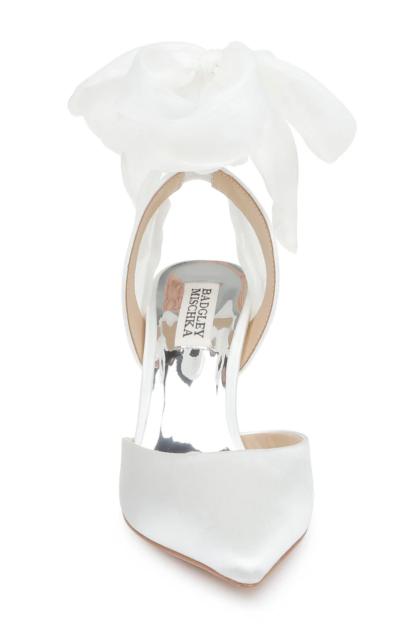 Blaze Satin Bow Stilettos - Image 4