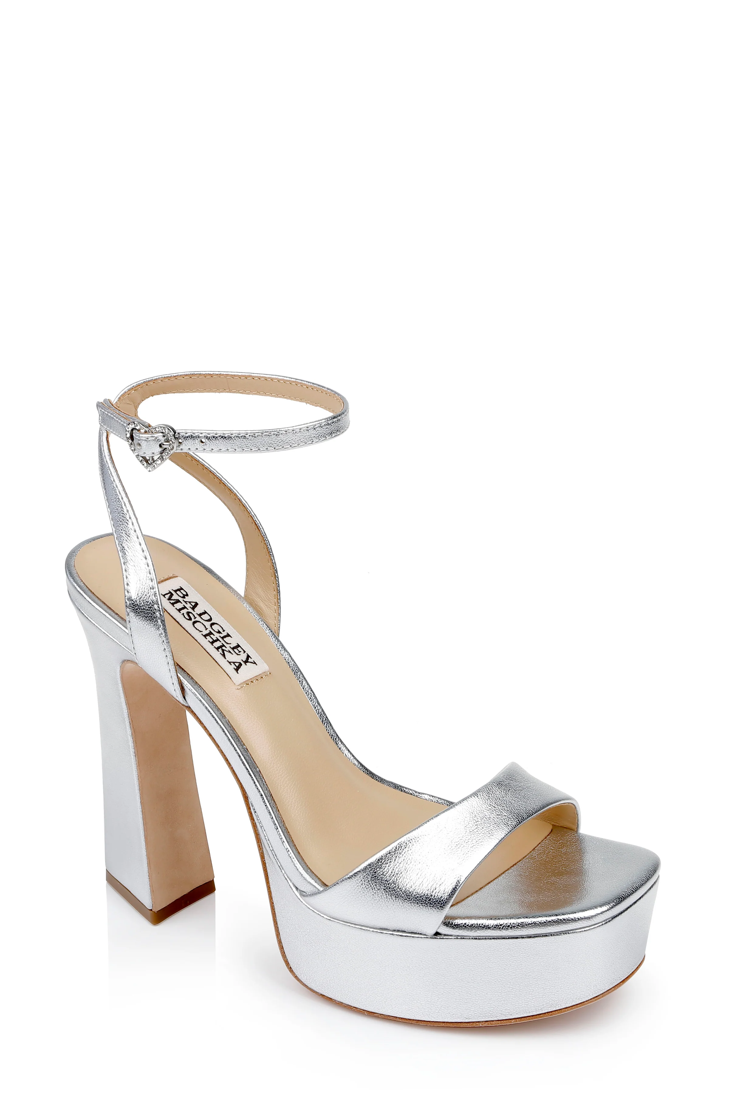 Caia Platform Sandal with Heart-Shaped Buckle - Image 114
