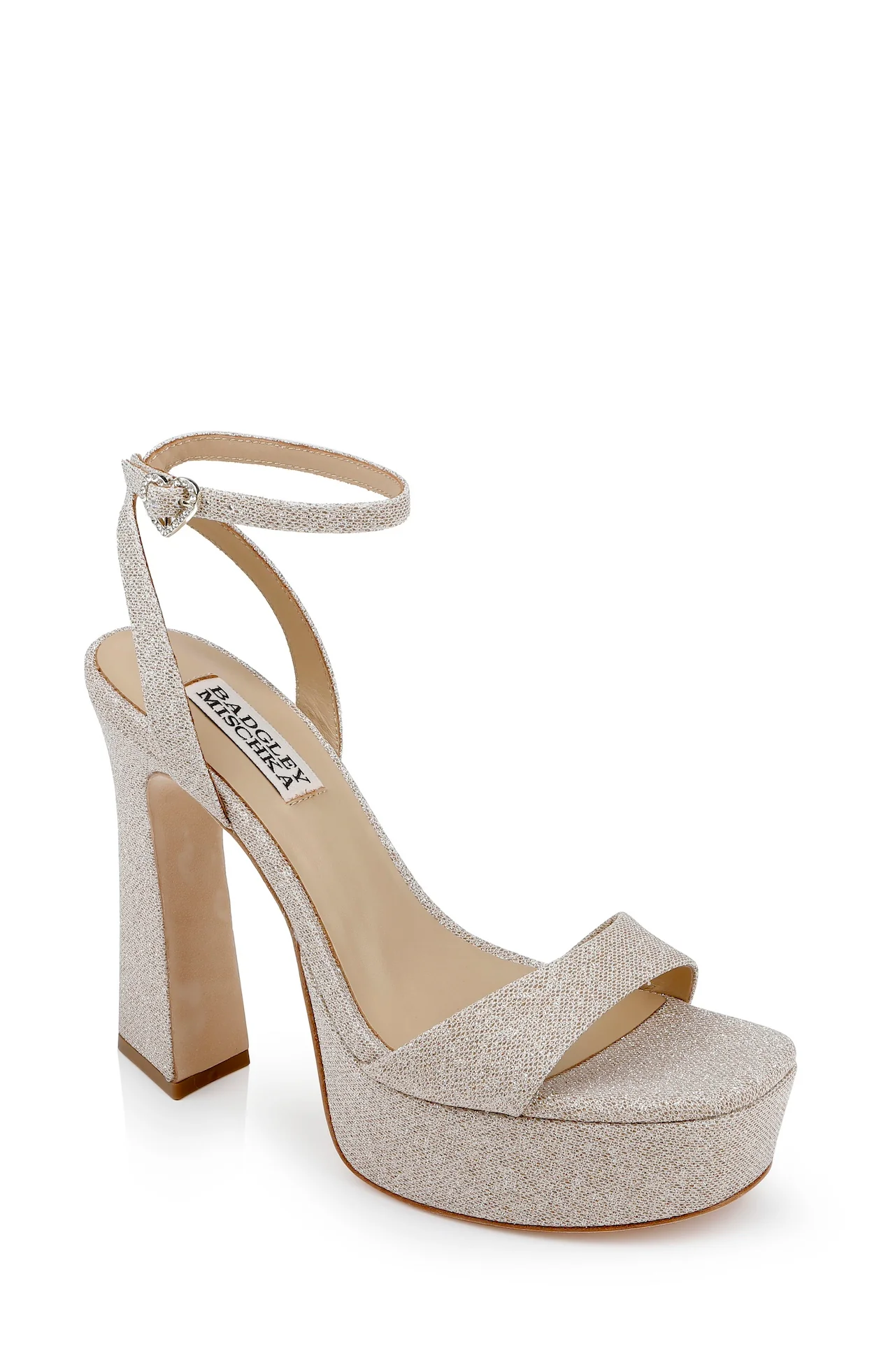 Caia Platform Sandal with Heart-Shaped Buckle - Image 192