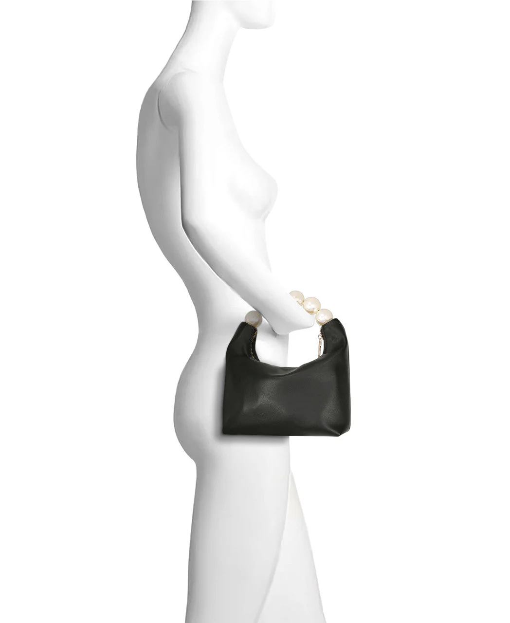 Calla Handheld Leather Top Zip Bag - Image 5