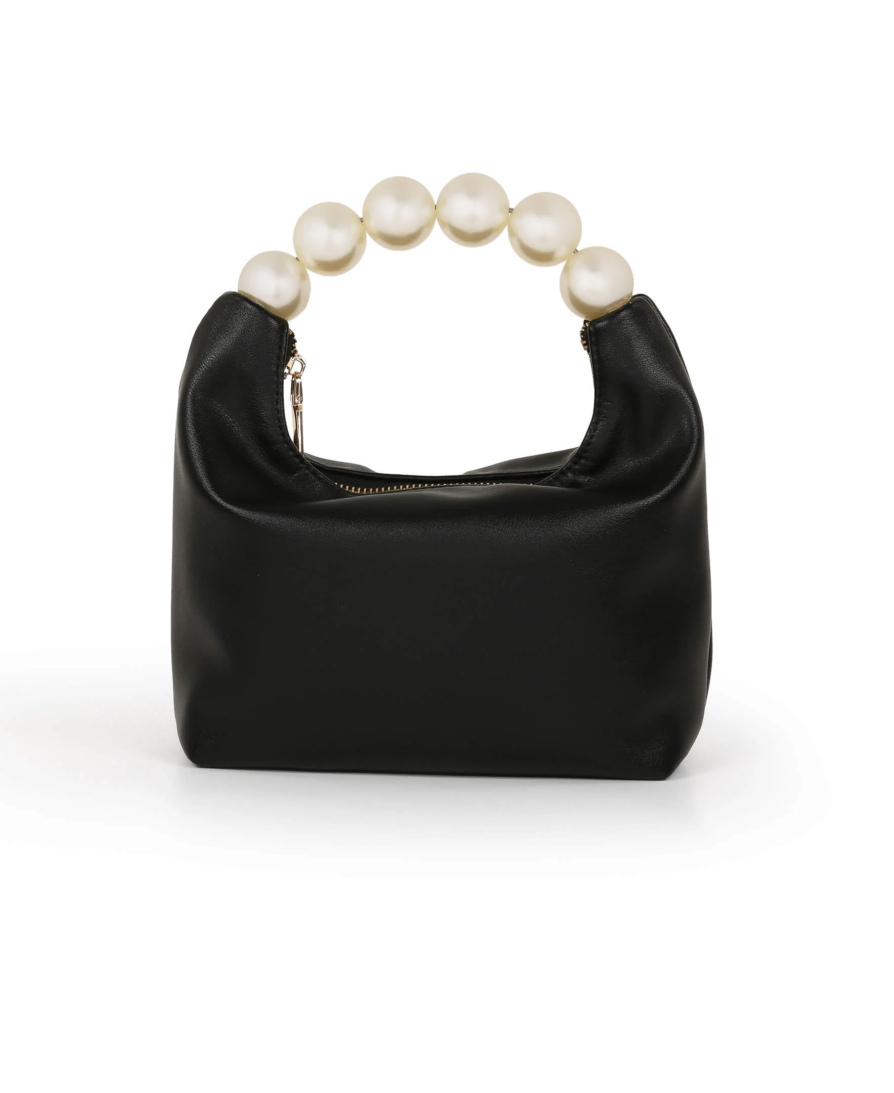 Calla Handheld Leather Top Zip Bag - Image 6