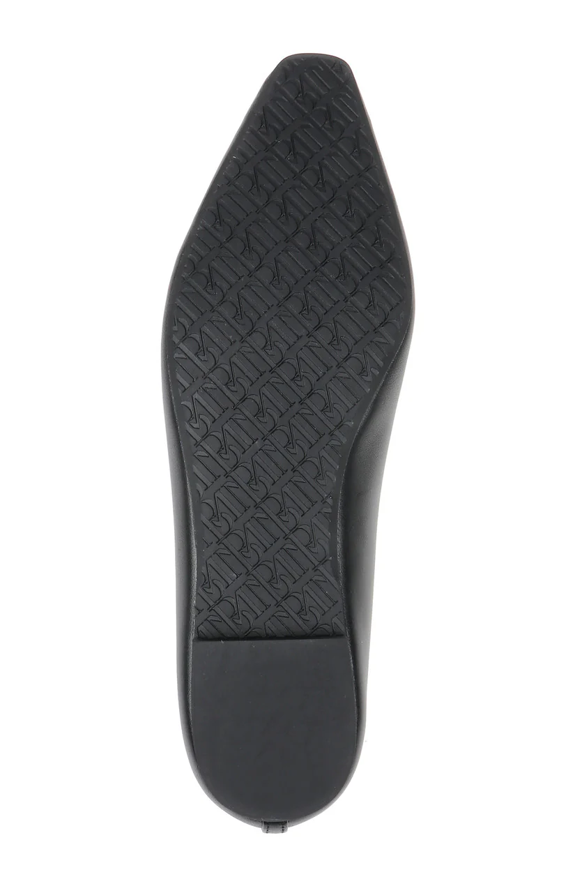 Cam Pointed Toe Leather Flats with Bow - Image 24