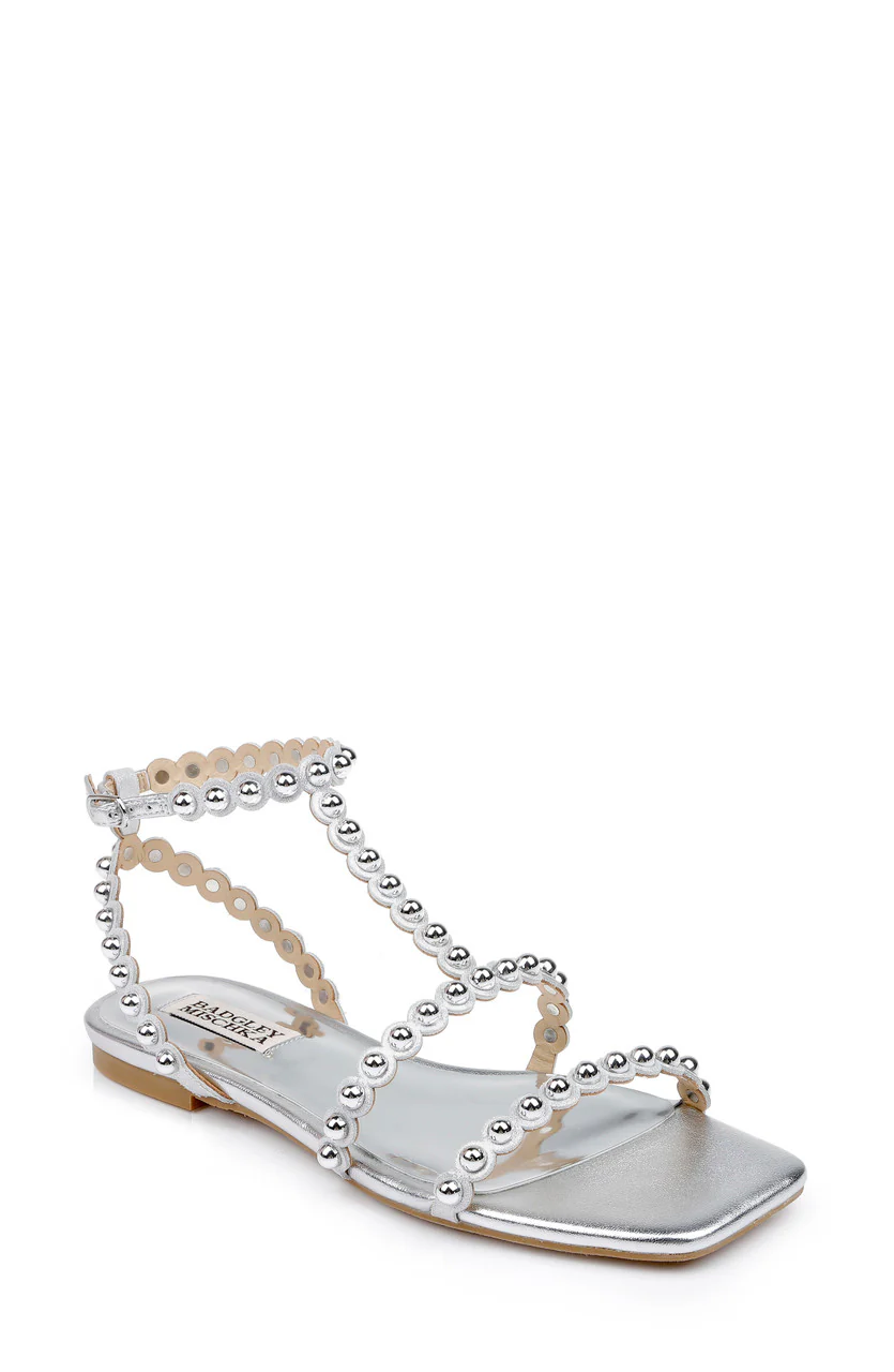 Cami Pearled Gladiator Flat Sandal - Image 13