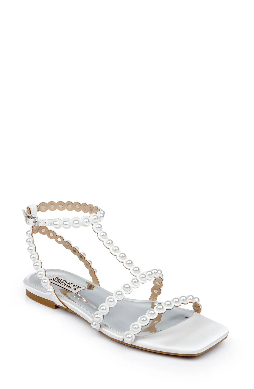 Cami Pearled Gladiator Flat Sandal - Image 19