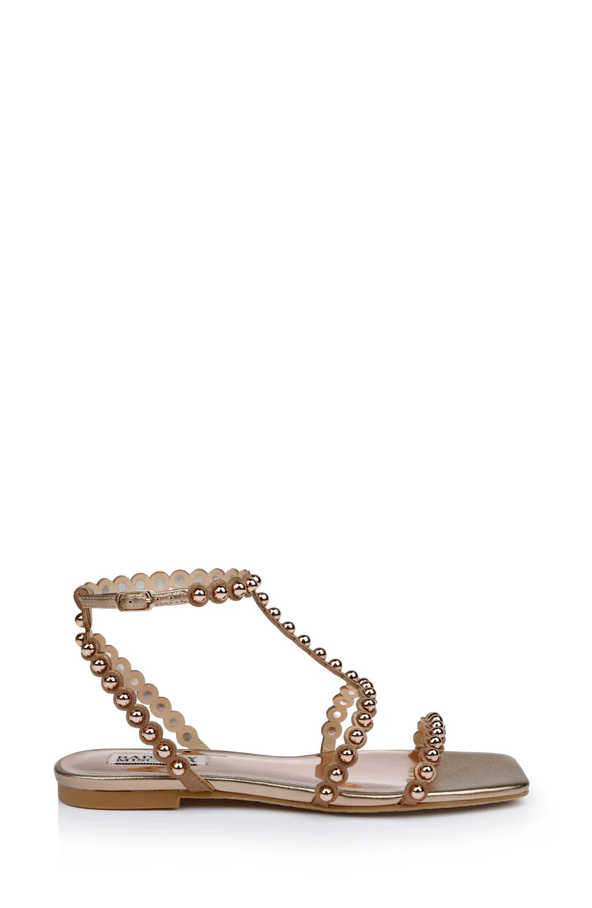 Cami Pearled Gladiator Flat Sandal - Image 2