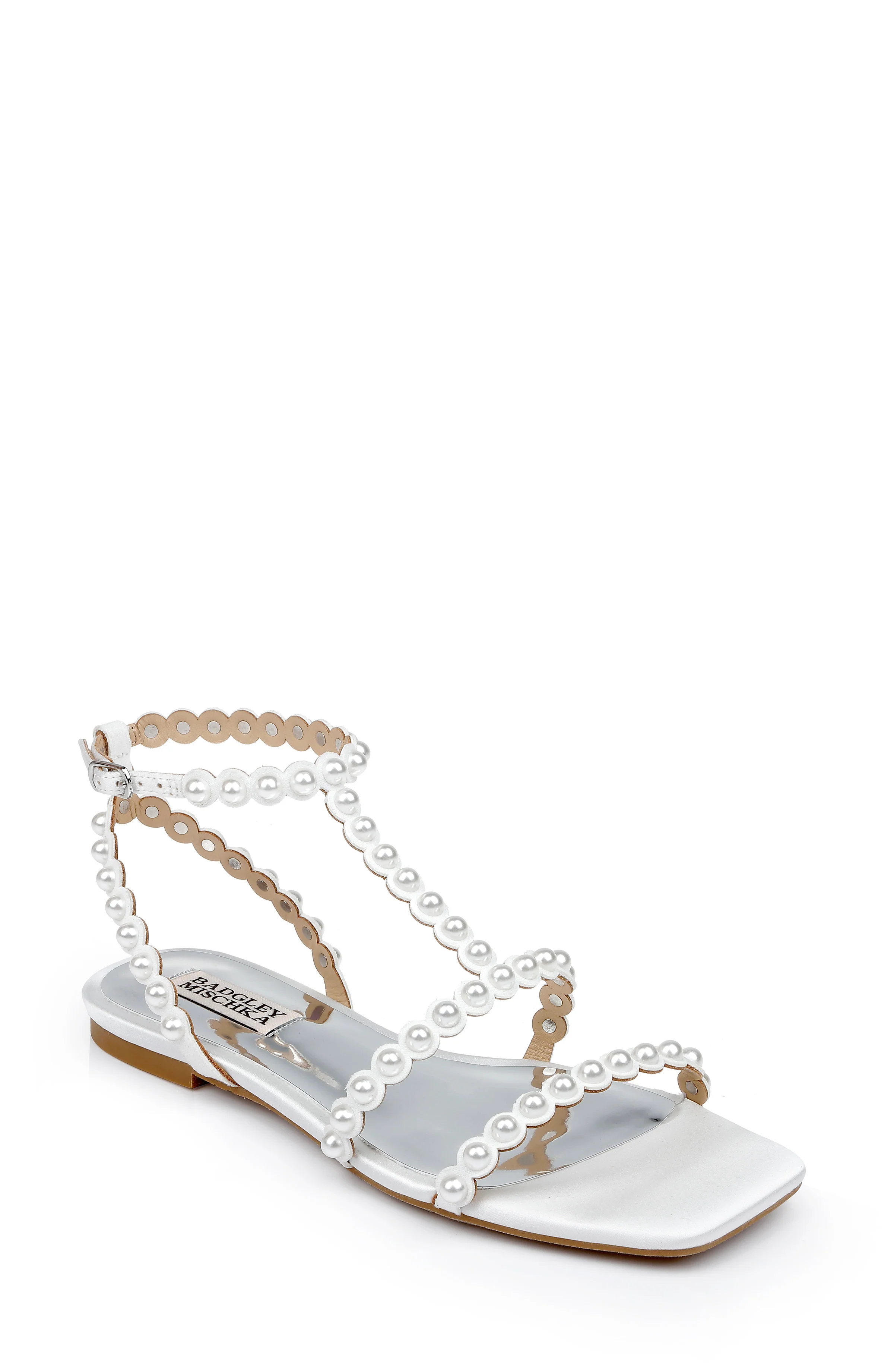 Cami Pearled Gladiator Flat Sandal - Image 69