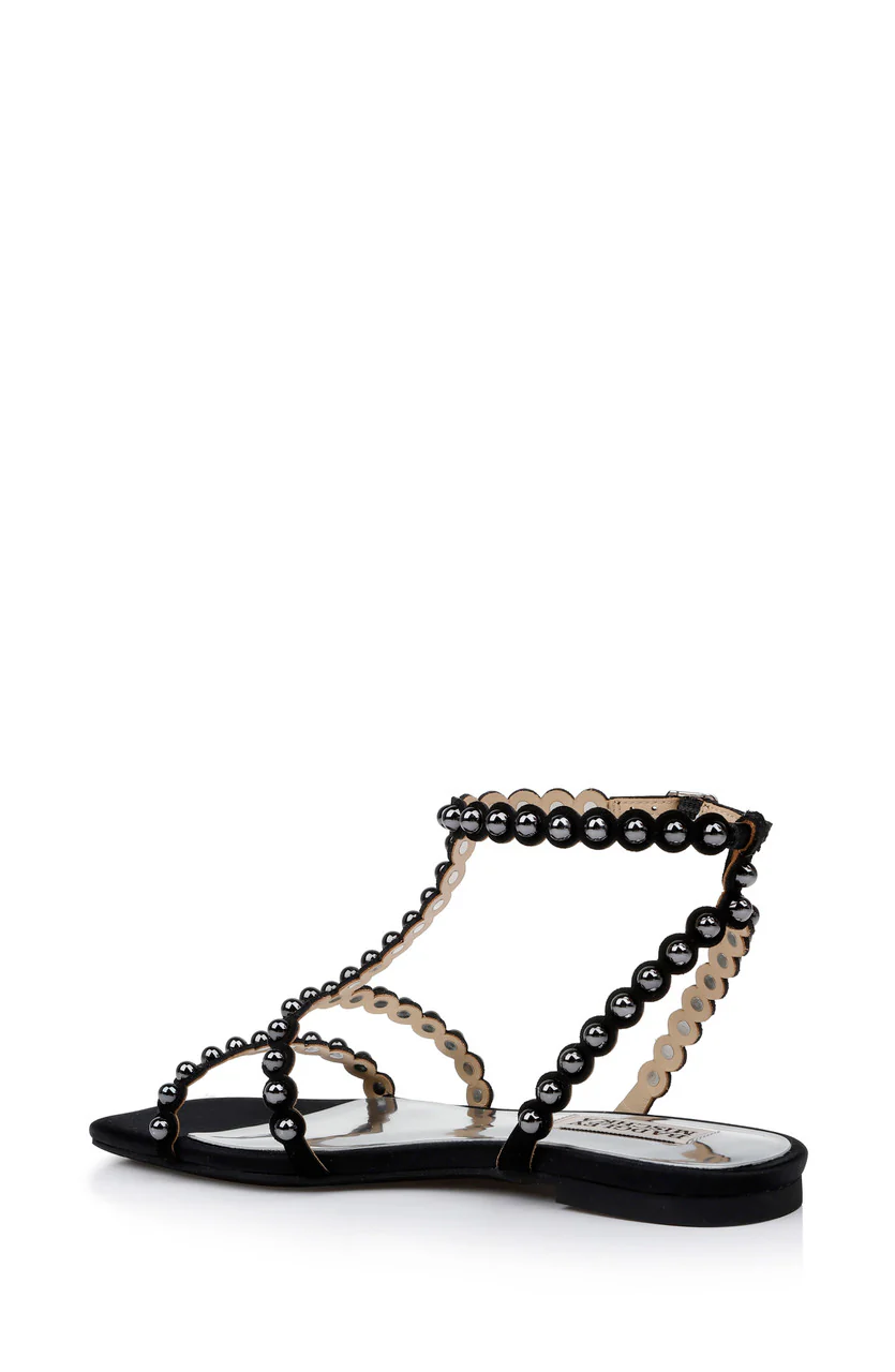 Cami Pearled Gladiator Flat Sandal - Image 9