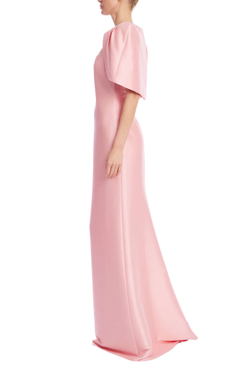 Cape Sleeve Column Gown - Image 15