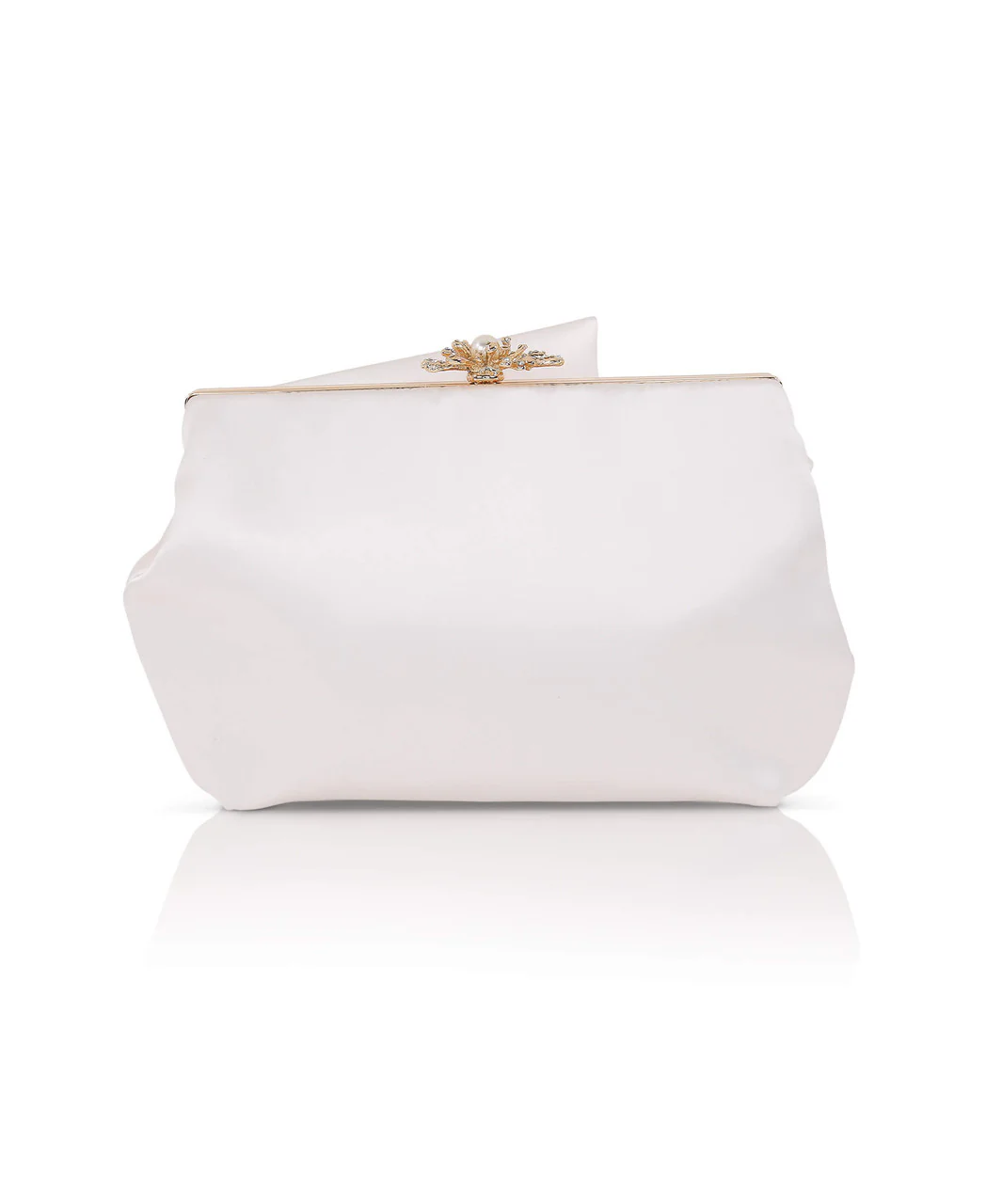 Caroline Satin Origami Pouch Clutch - Image 3