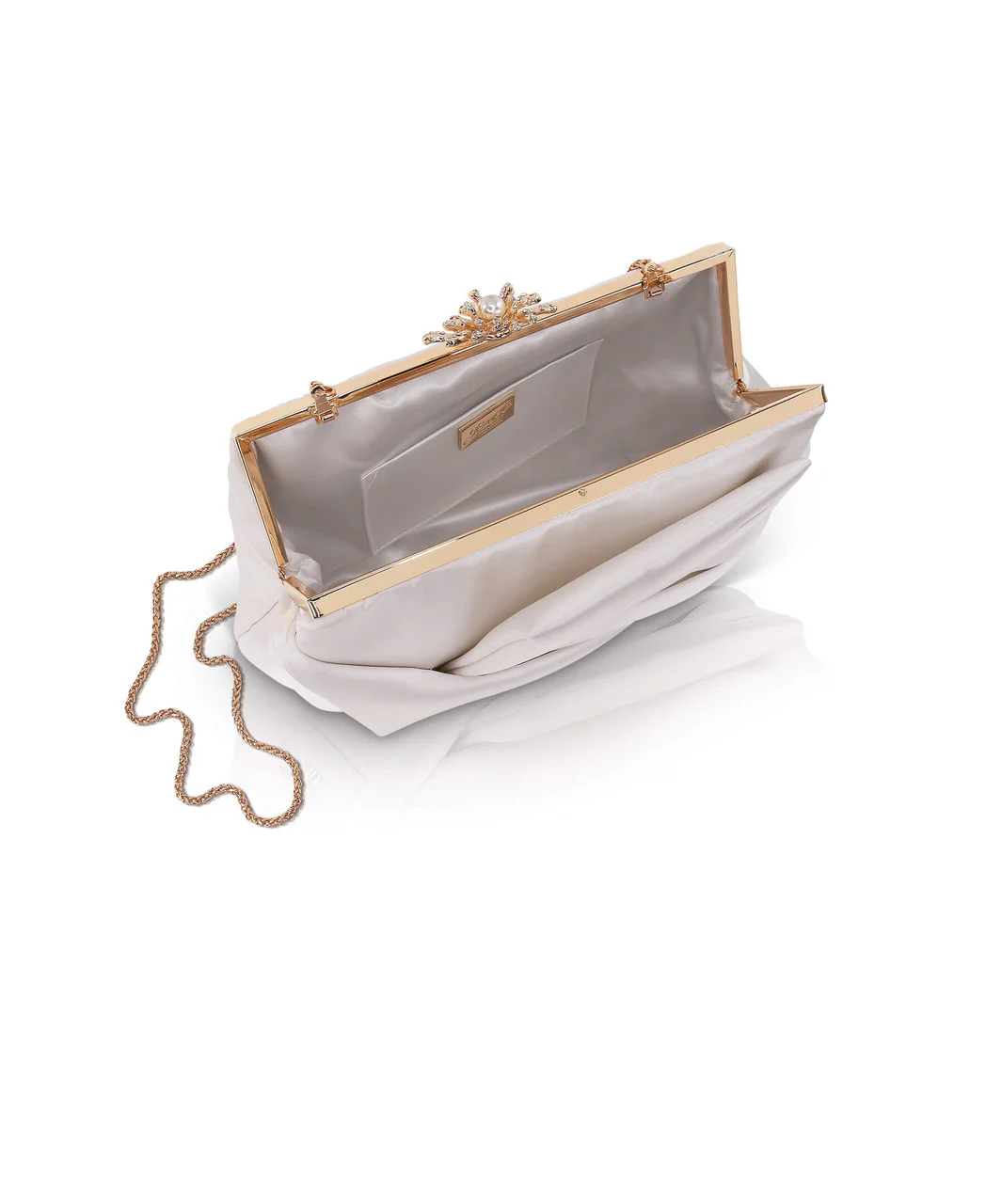 Caroline Satin Origami Pouch Clutch - Image 4