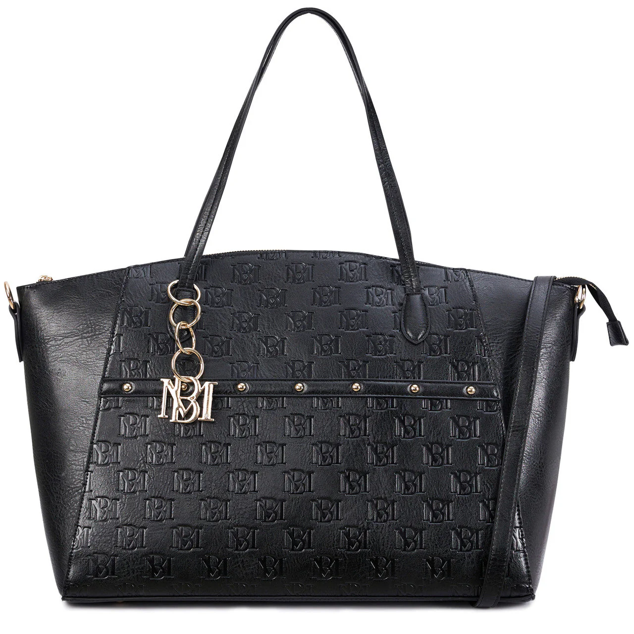Caroline Vegan Leather Tote Weekender Travel Bag - Image 8