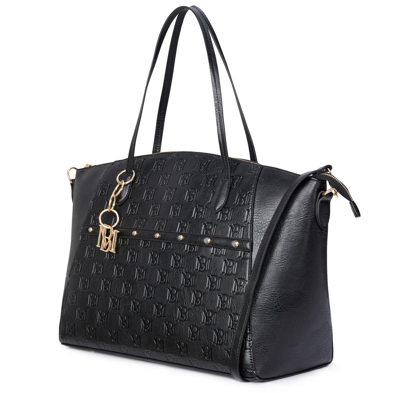 Caroline Vegan Leather Tote Weekender Travel Bag - Image 9