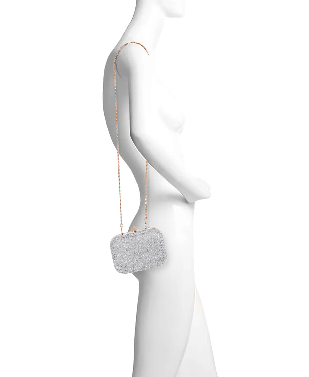 Celest Crystal Mini Minaudiere Clutch - Image 5