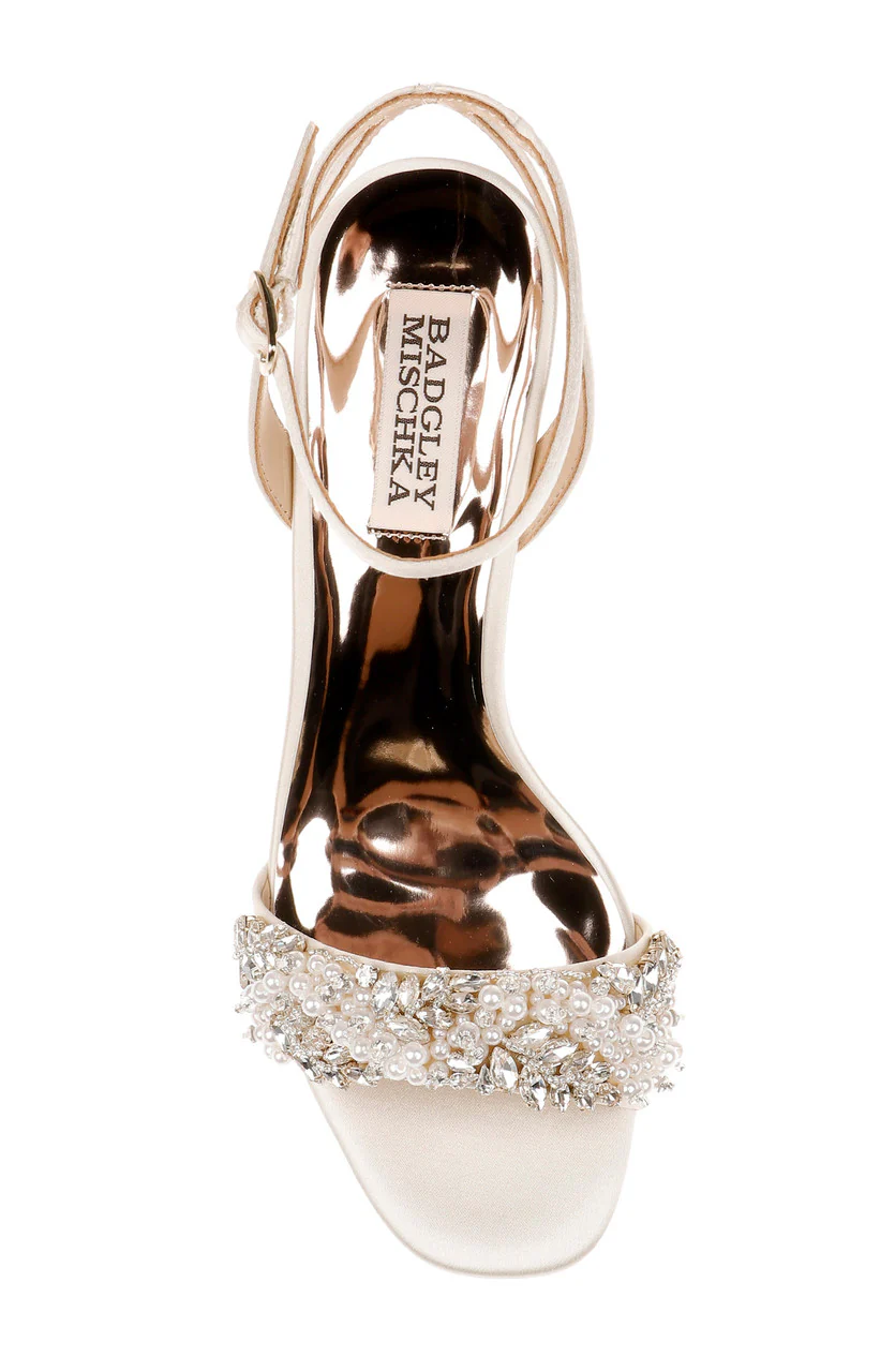 Clara Embellished Strap Evening Shoe - Image 36