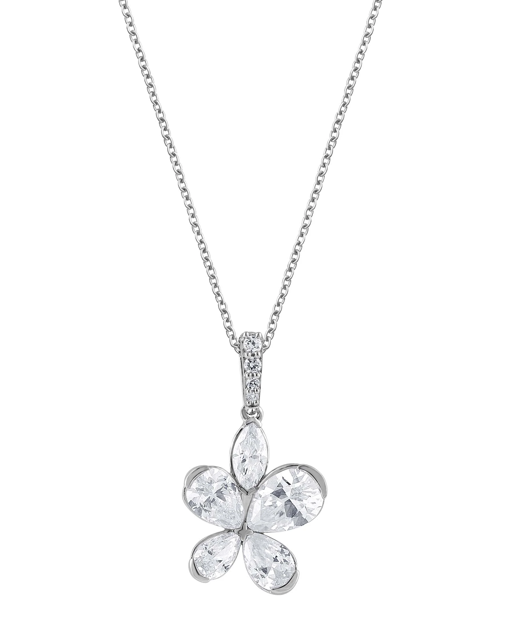 Diamond Butterfly Pendant Necklace - Image 10