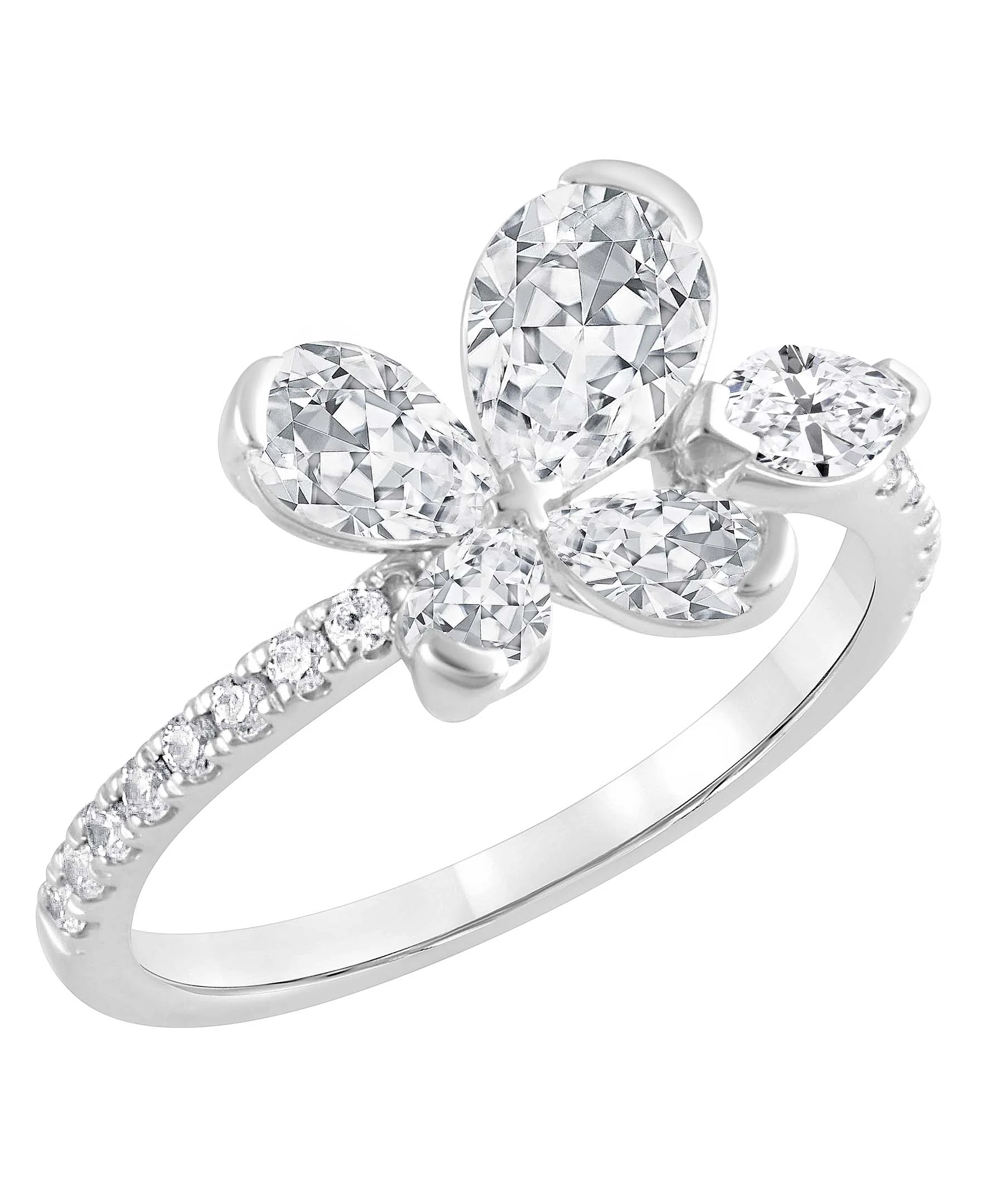 Diamond Butterfly Ring - Image 12