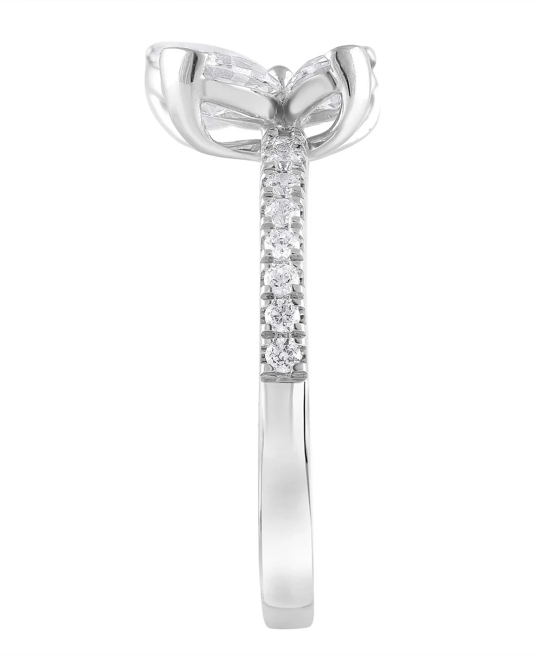 Diamond Butterfly Ring - Image 8