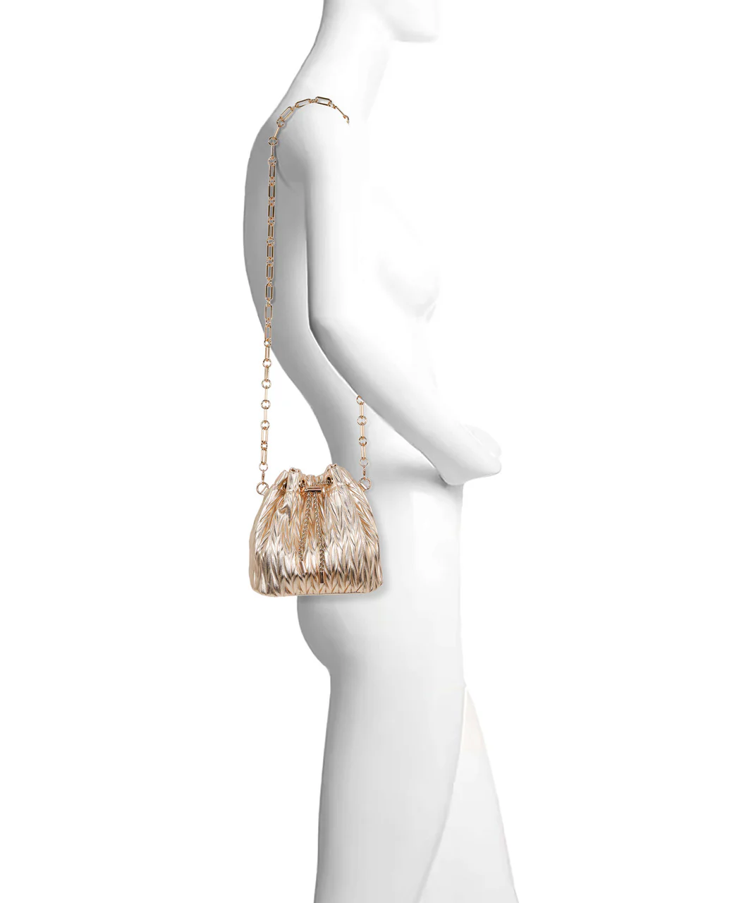 Diana Faux Leather Bucket Bag - Image 5