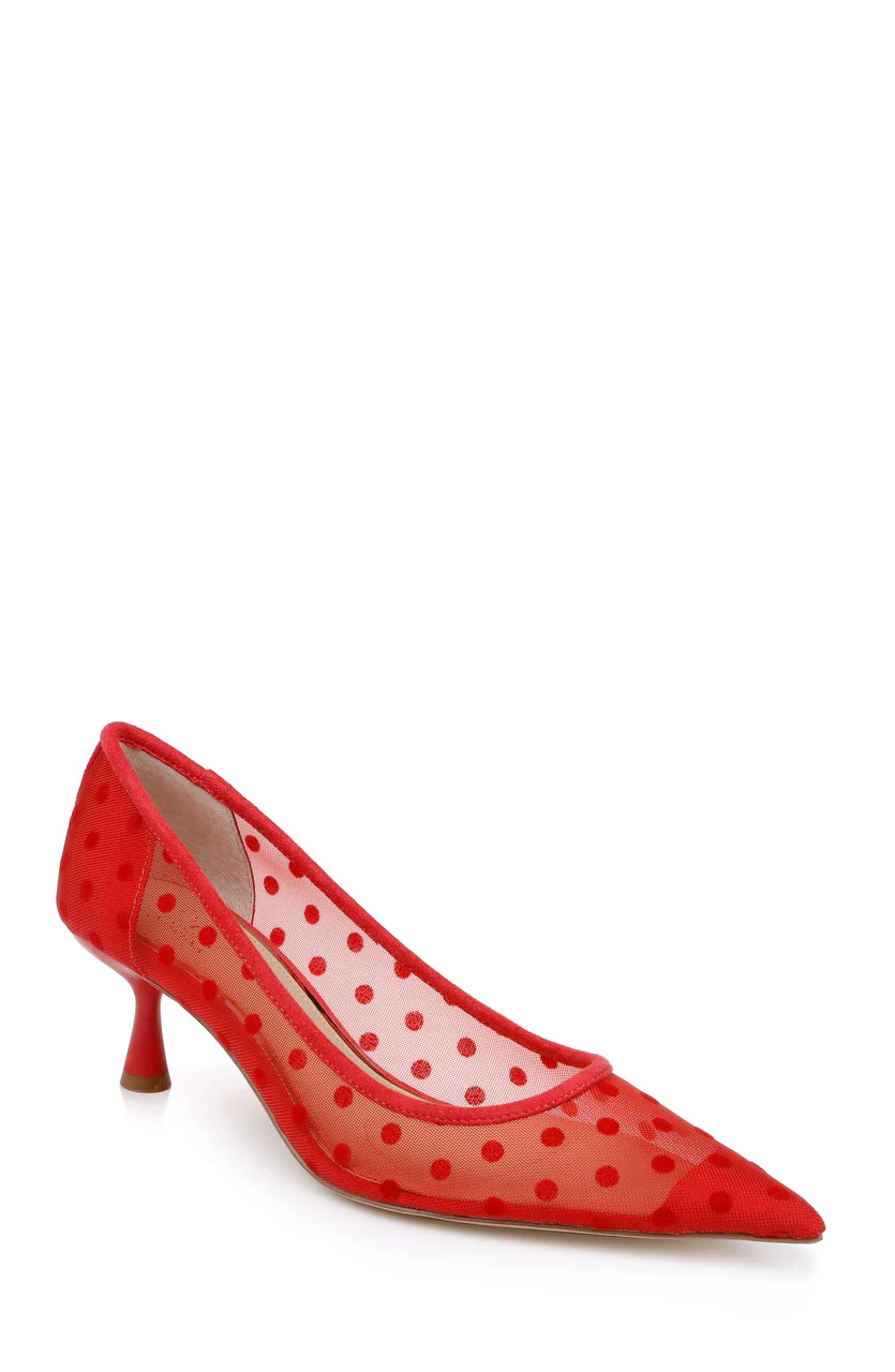 Elena Cap Toe Mesh Pumps - Image 16