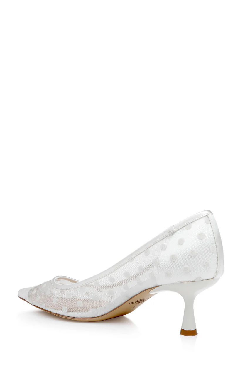 Elena Cap Toe Mesh Pumps - Image 3