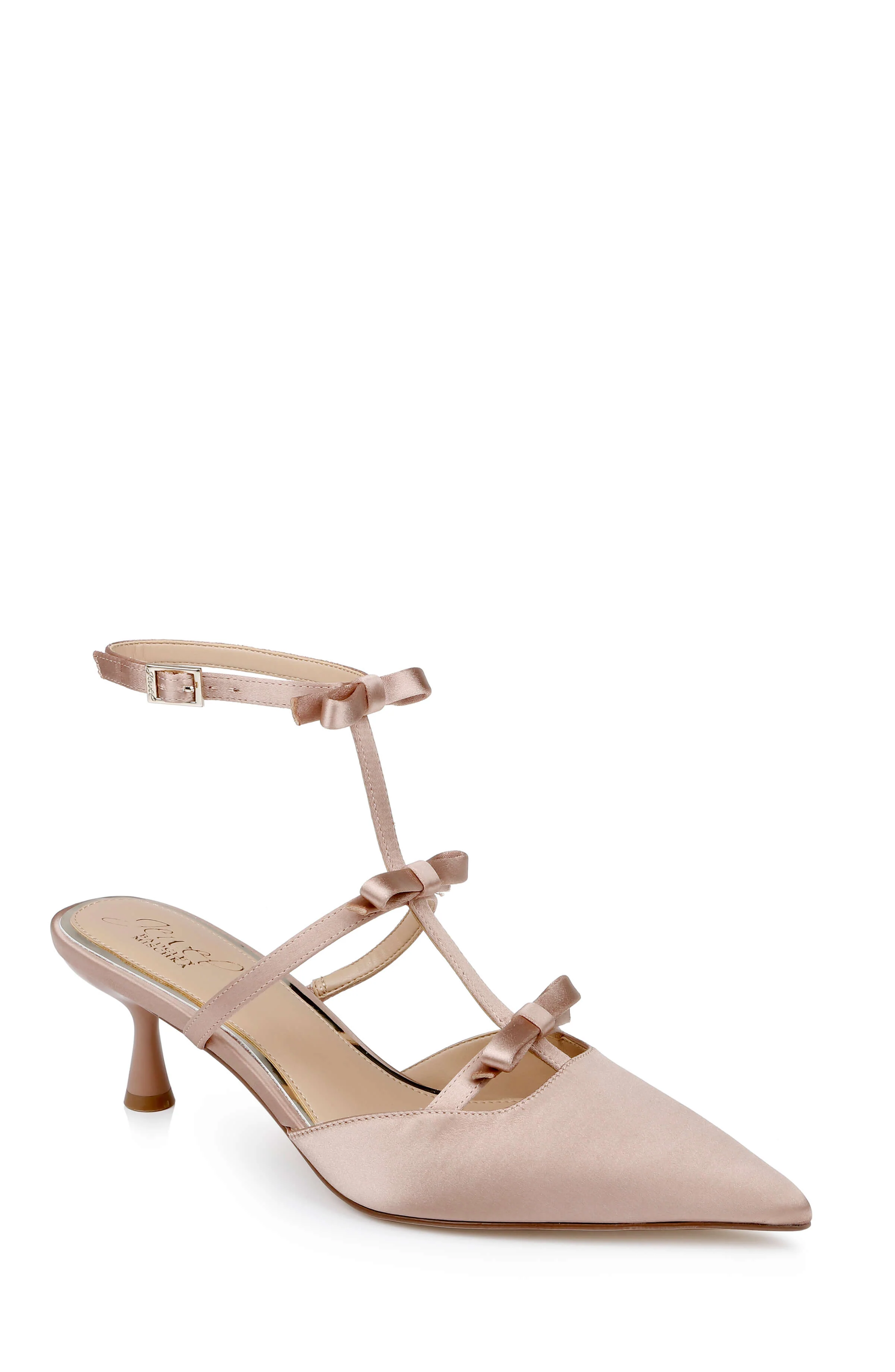 Elisabetta T-Strap Kitten Heel Pumps - Image 153