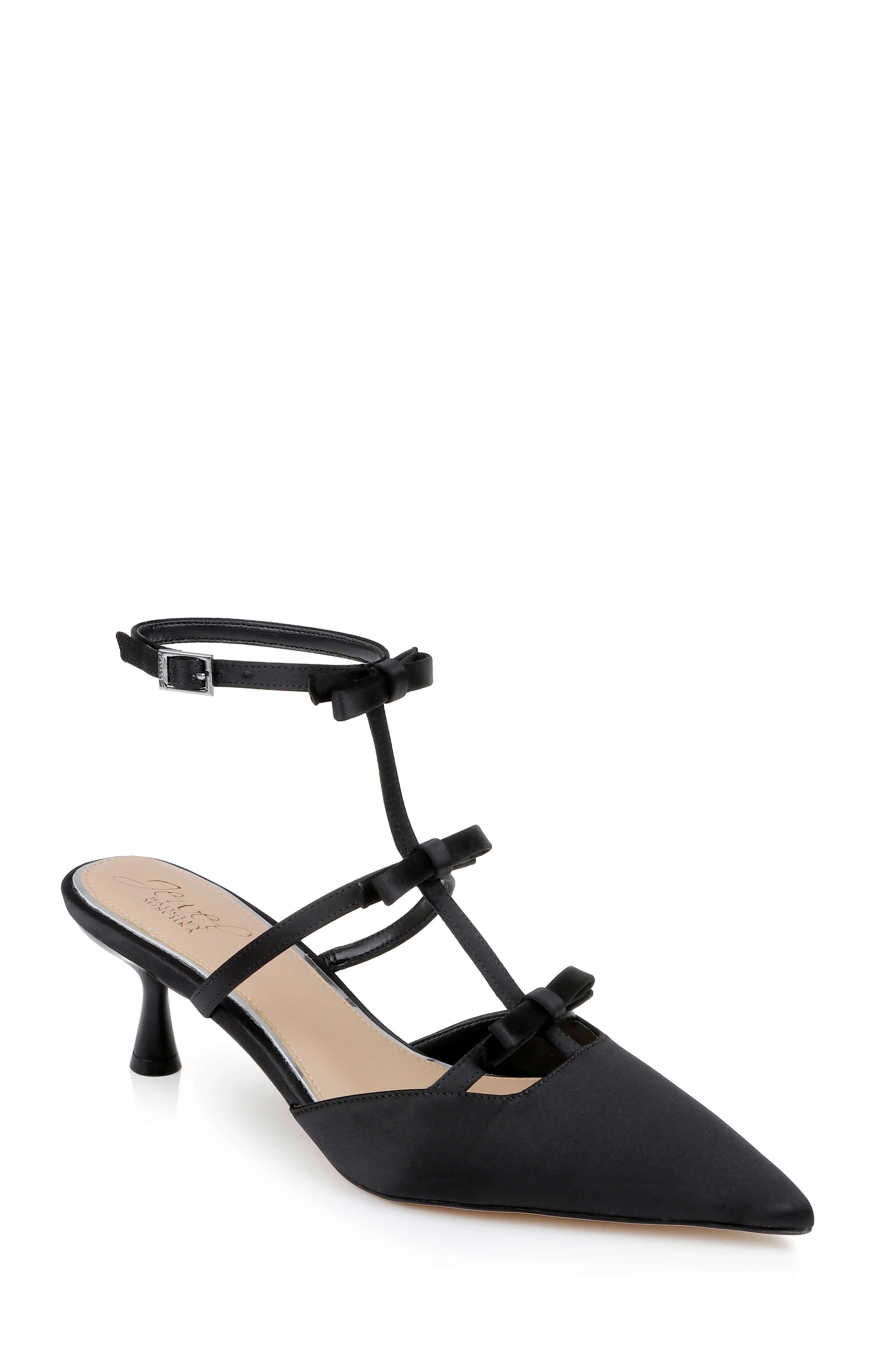 Elisabetta T-Strap Kitten Heel Pumps - Image 57