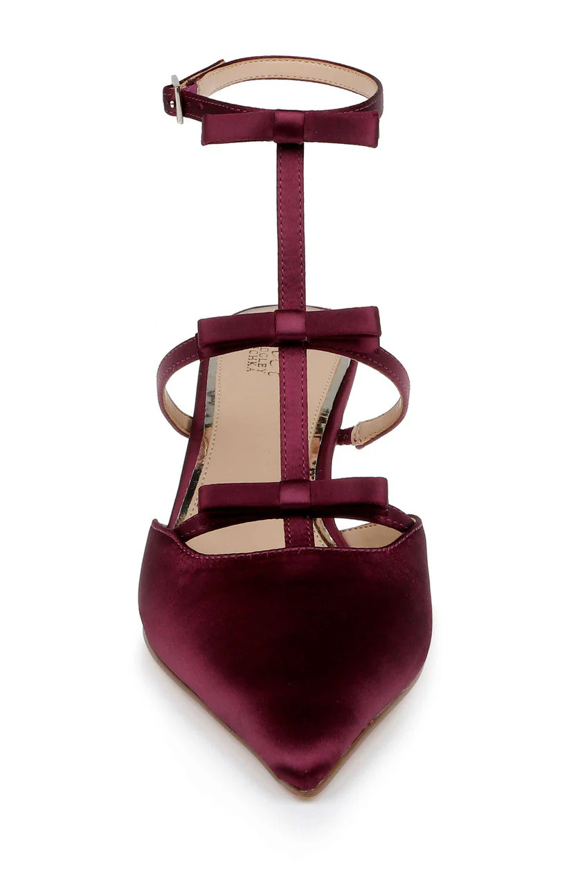 Elisabetta T-Strap Kitten Heel Pumps - Image 91