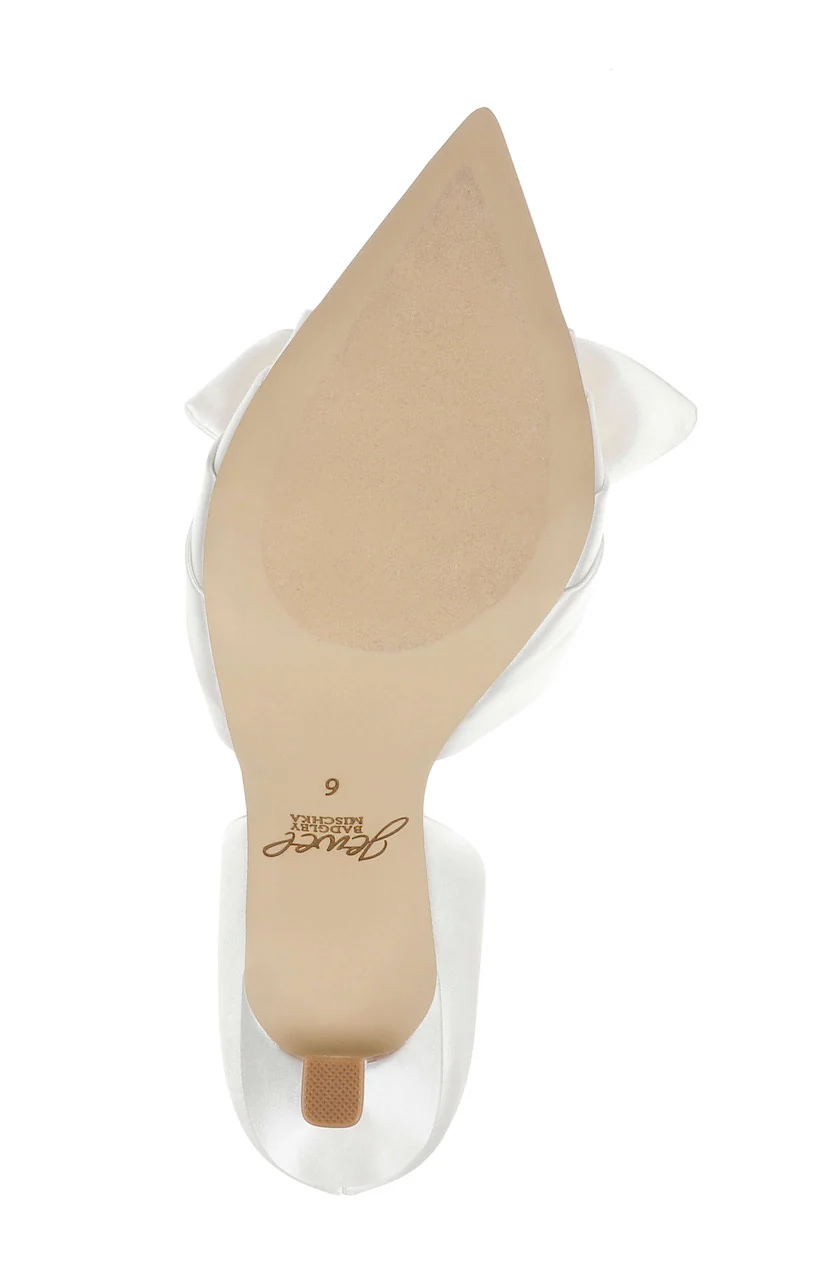 Emelia Satin Bow d’Orsay Pumps - Image 12