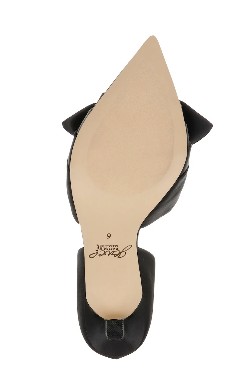 Emelia Satin Bow d’Orsay Pumps - Image 21