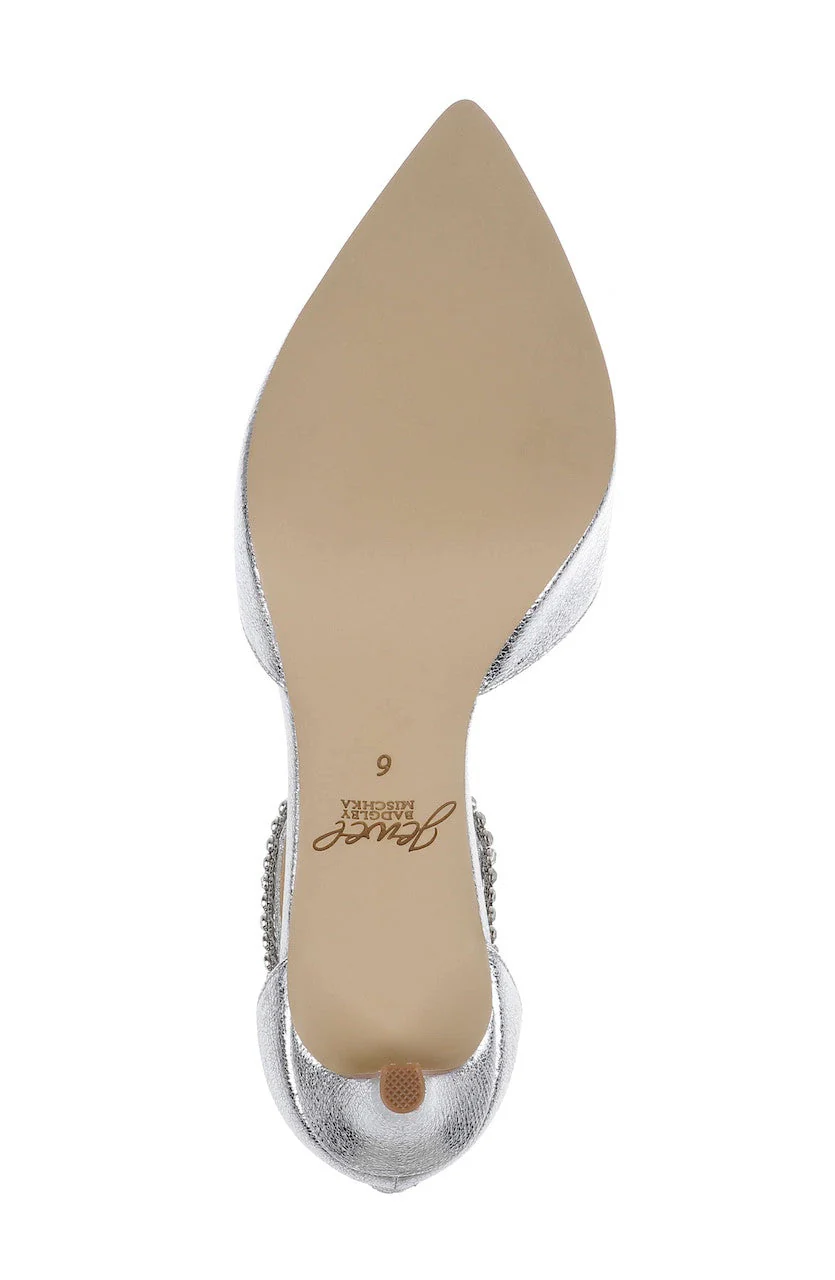Emmie Crystal Embellished Ankle Strap Pumps - Image 135
