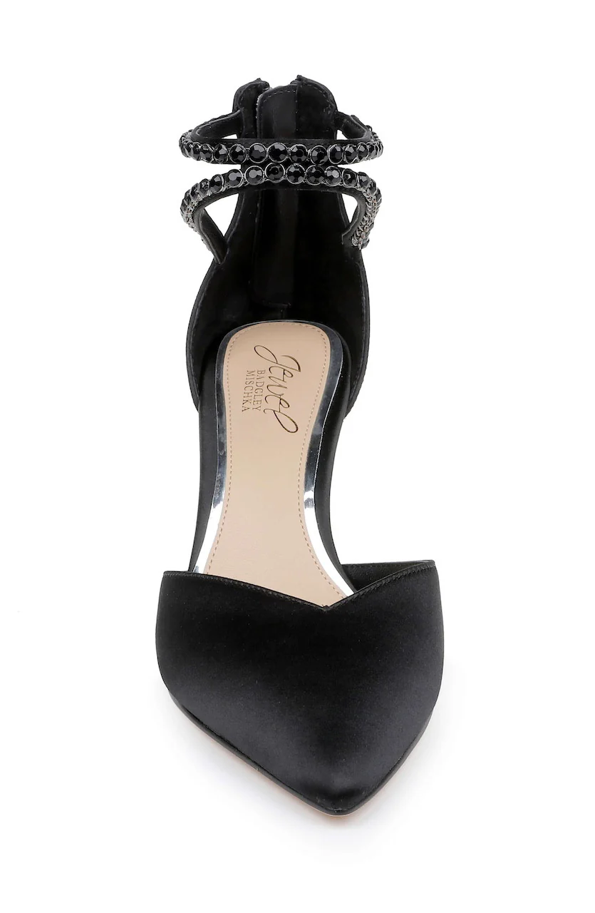 Emmie Crystal Embellished Ankle Strap Pumps - Image 18