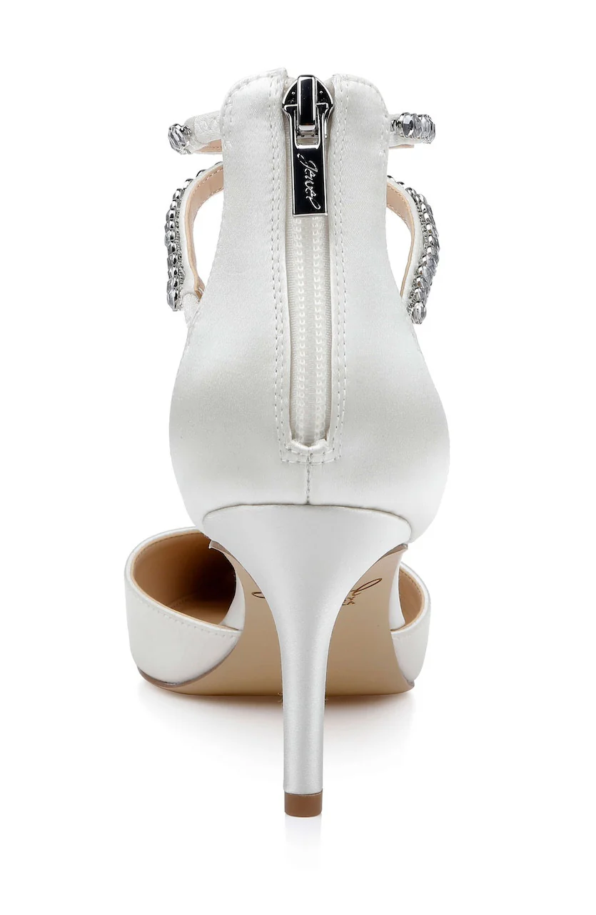 Emmie Crystal Embellished Ankle Strap Pumps - Image 7