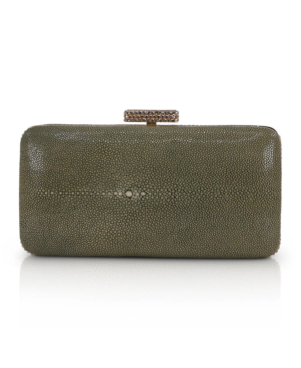 Evelyn Stingray Leather Clutch - Image 19