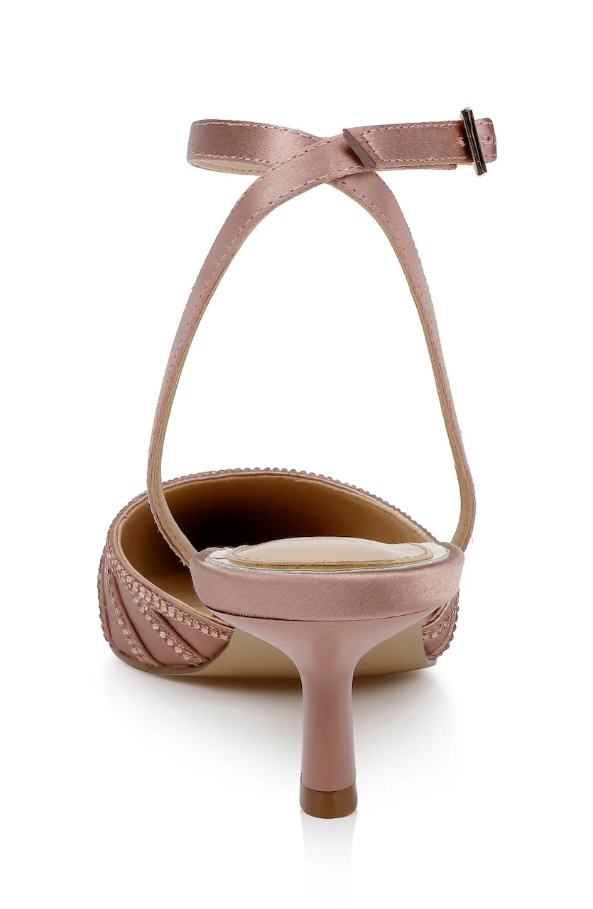 Fable Pointed Toe Kitten Heels - Image 14