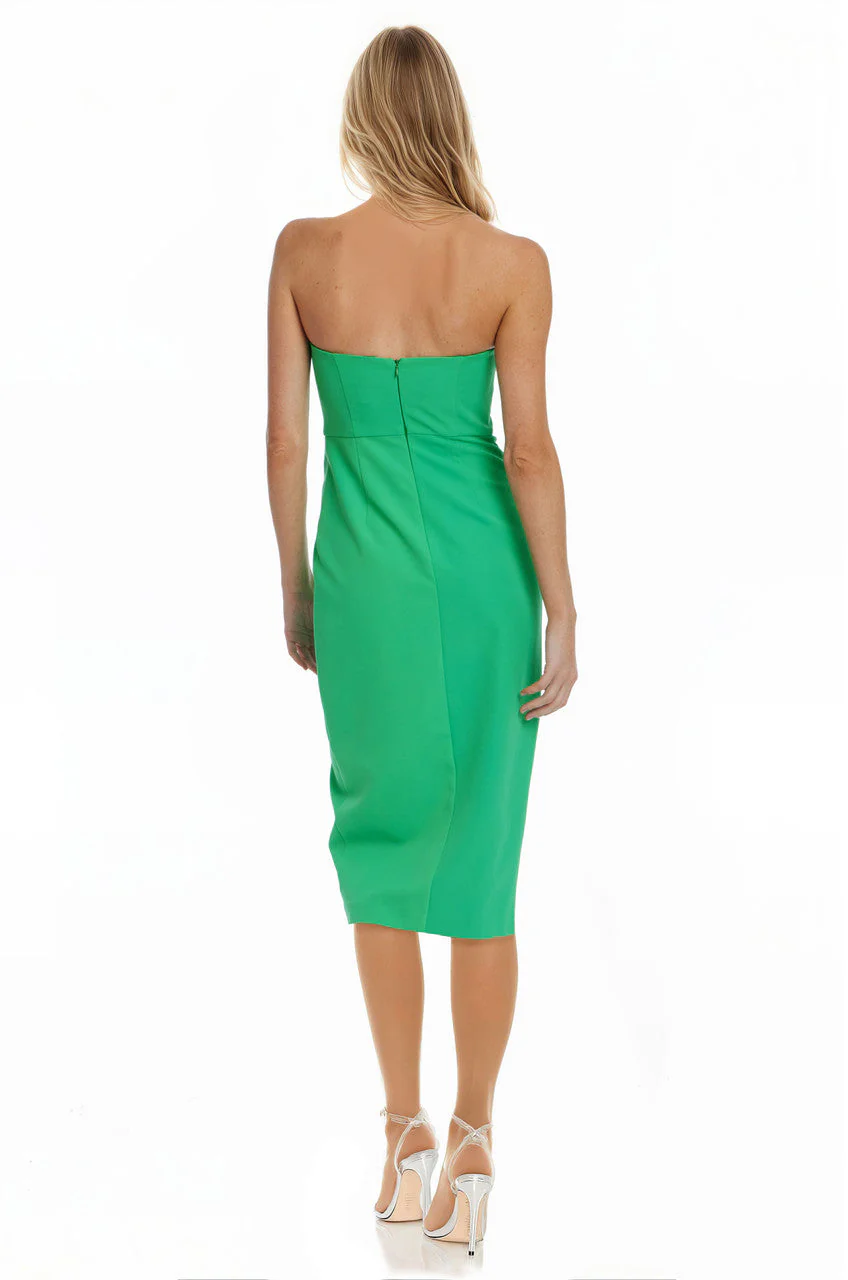 Faith Strapless Sweetheart Midi Dress - Image 16