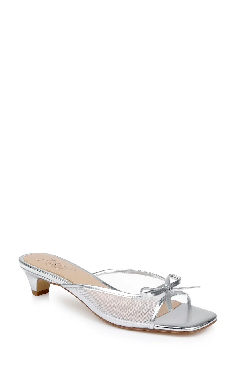 Felisha Kitten Heel Slide Sandals - Image 66
