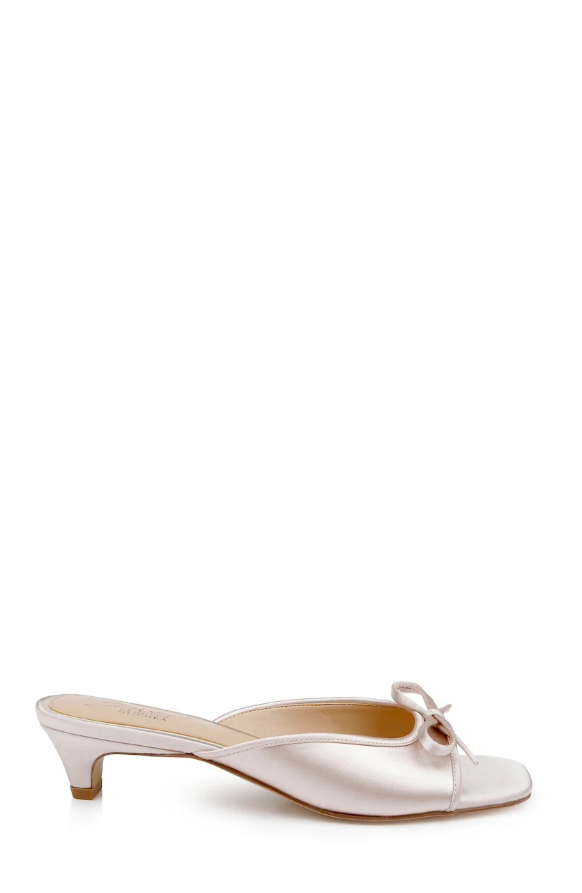 Felisha Kitten Heel Slide Sandals - Image 8