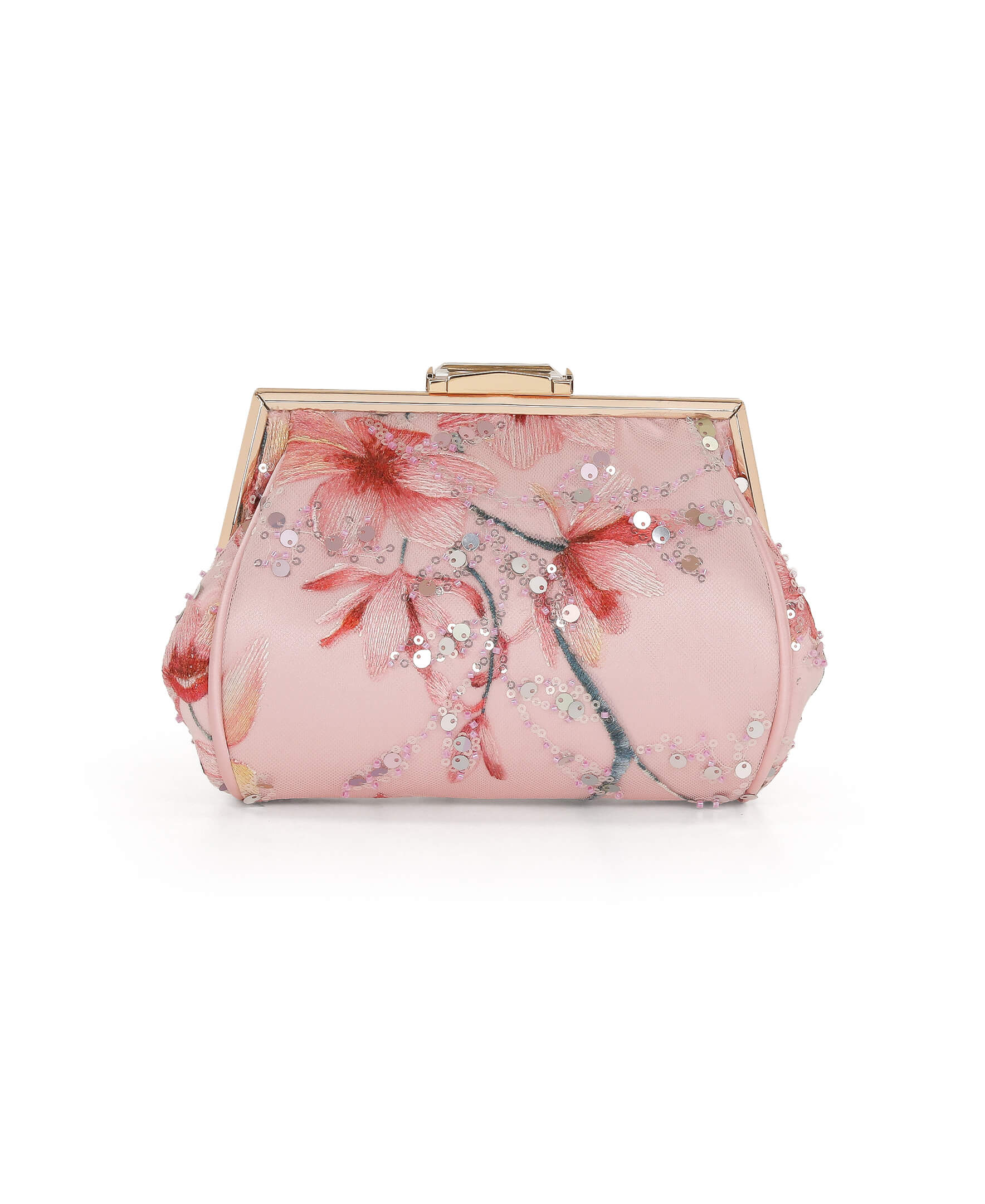 Flora Floral Embroidered Pouch Clutch - Image 6