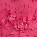 Floral Cutout Scalloped Hem Cocktail Dress - Image 16