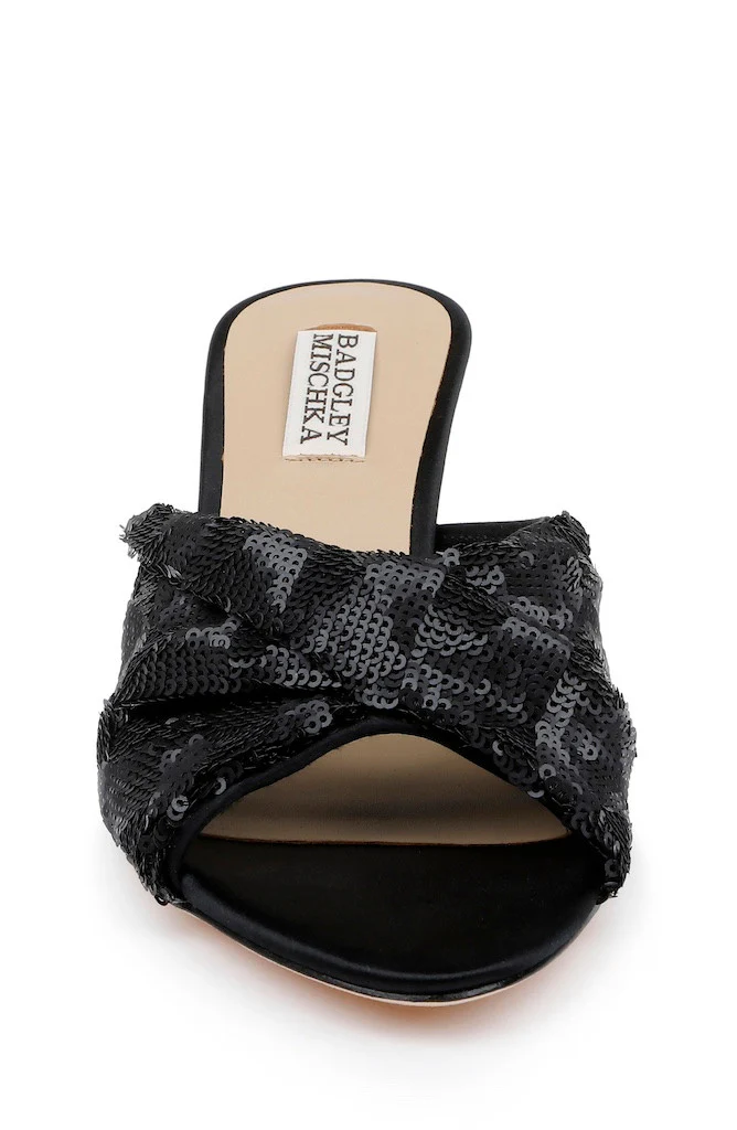 Gailea Heeled Sequin Mules - Image 10