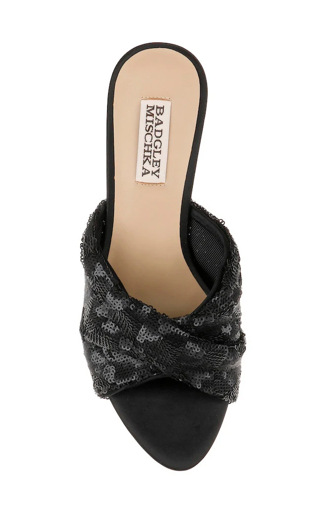 Gailea Heeled Sequin Mules - Image 11