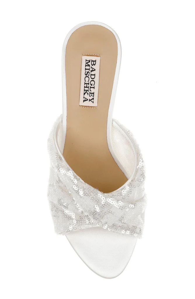 Gailea Heeled Sequin Mules - Image 5