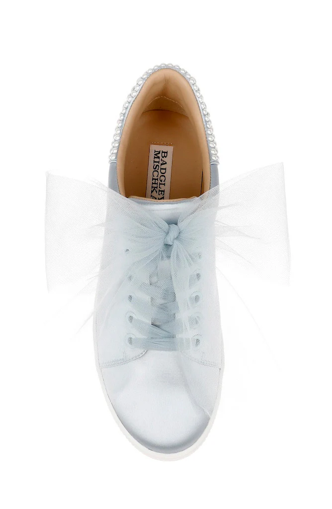 Gem Dressy Satin Sneakers - Image 10